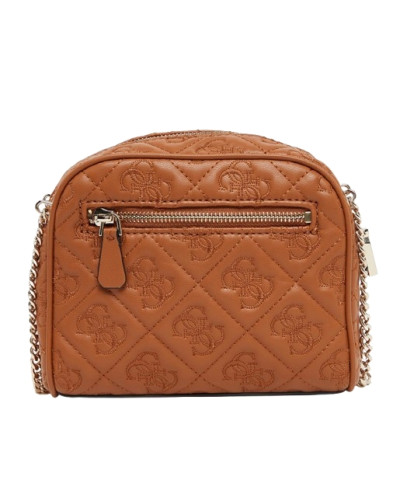 Borsa donna Guess Mini tracolla Adelasia 4G logo caramel B26GU88 QL965814