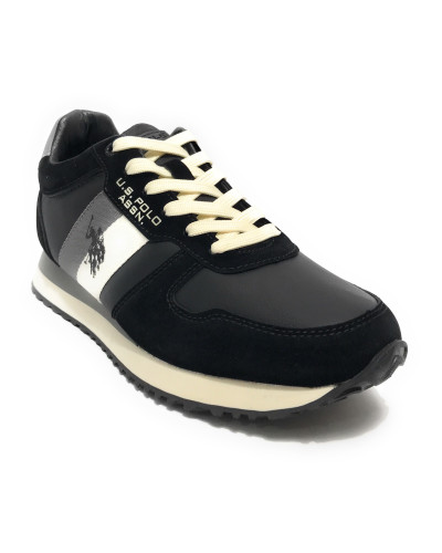 Sneaker U.S. POLO Xirio012 black/ grey uomo U26UP14