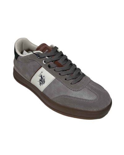 Sneaker U.S. POLO Campy004 ecopelle/ nubuck grey U26UP10