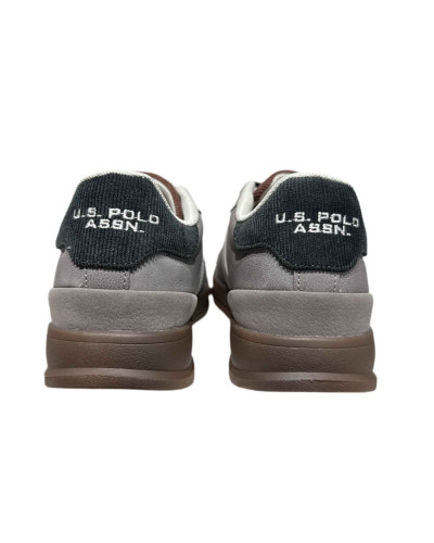 Sneaker U.S. POLO Campy004 ecopelle/ nubuck grey U26UP10