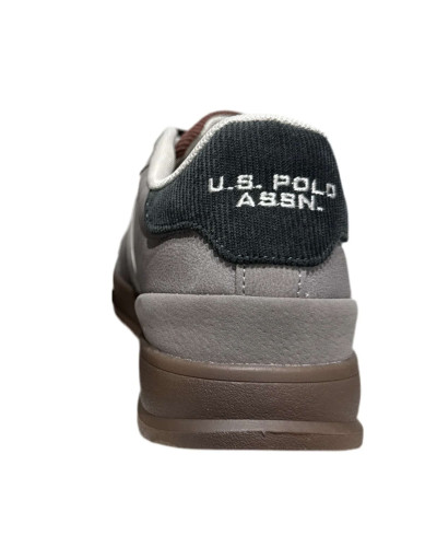 Sneaker U.S. POLO Campy004 ecopelle/ nubuck grey U26UP10