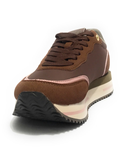 Scarpe U.S. POLO Donna sneaker Sacha009 dark brown D26UP10