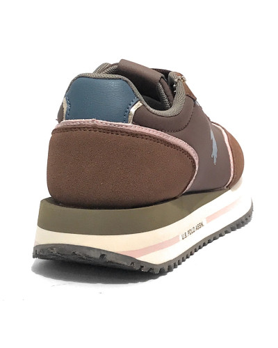 Scarpe U.S. POLO Donna sneaker Sacha009 dark brown D26UP10