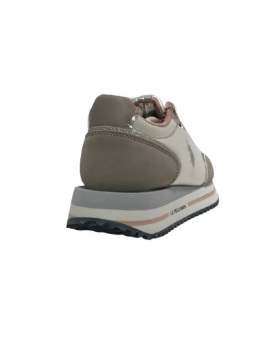 Scarpe U.S. POLO Donna sneaker Sacha009 white/light gray D26UP09