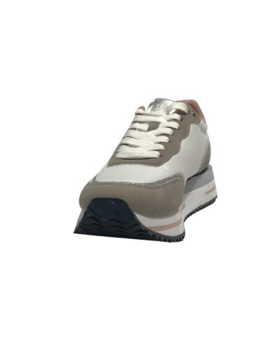Scarpe U.S. POLO Donna sneaker Sacha009 white/light gray D26UP09