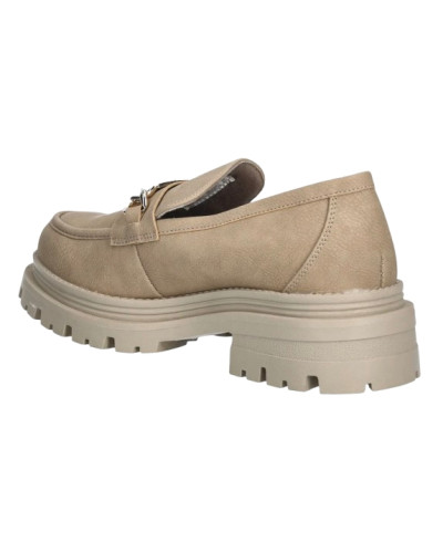 Scarpe US Polo mocassino con zeppa Alicya007 beige D26UP07