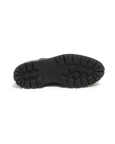 Scarpe uomo Ambitious francesina stringata in pelle black U26AM09 13699-6583AM