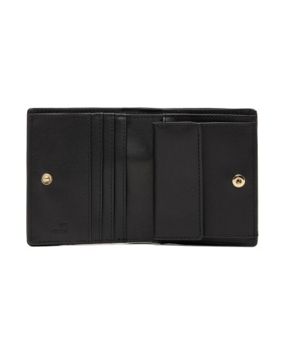 Portafoglio donna Love Moschino ecopelle trapuntato nero A26MO22 JC5601
