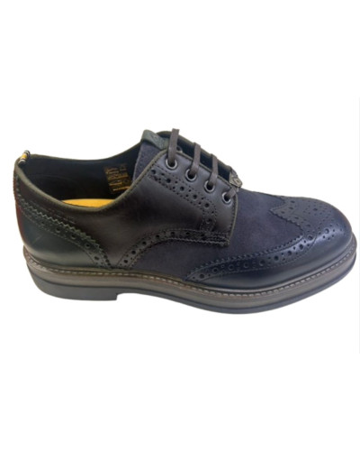 Scarpe uomo Ambitious in pelle Blu combi U26AM02 12391C-11239AM