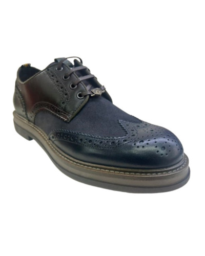 Scarpe uomo Ambitious in pelle Blu combi U26AM02 12391C-11239AM