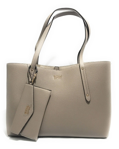 Borsa Guess shopper Brenton reversible tote con pochette dark taupe BS26GU07 PG964823