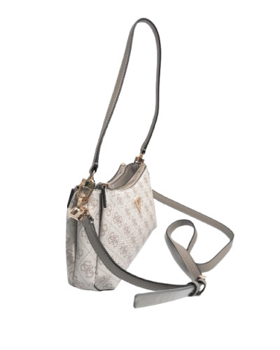 Borsa Guess tracolla Noelle II mini shoulder xbody dark taupe logo BS26GU13 BG967273