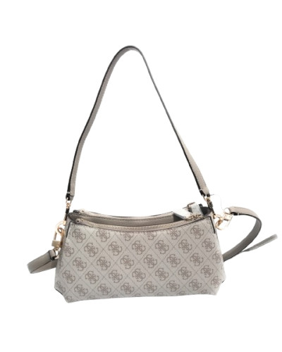 Borsa Guess tracolla Noelle II mini shoulder xbody dark taupe logo BS26GU13 BG967273