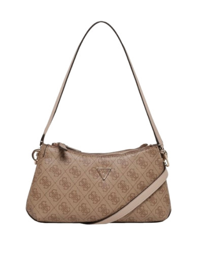 Borsa Guess tracolla Noelle II mini shoulder xbody latte logo brown BS26GU15 BG967273