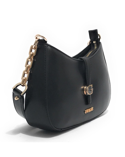 Borsa donna Guess Carrie top zip shoulder bag black BS26GU16 VG989618