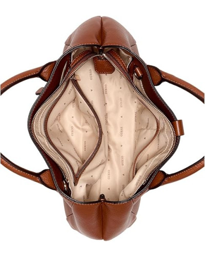 Borsa donna Guess a mano/ tracolla Brooke high society satchel cognac BS26GU18 BG989706