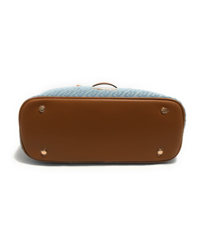 Borsa donna Liu-jo Evrim Tote S jacquard dusty blue BS26LJ08 AA6071 T379A