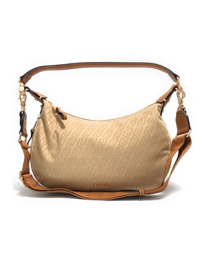 Borsa donna Liu-jo Kaliska hobo M jacquard naturale BS26LJ11 AA6133 T378A