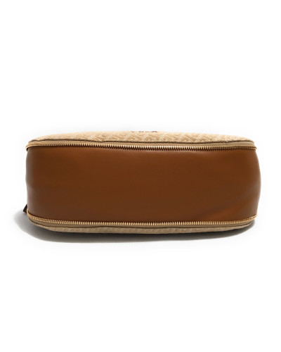 Borsa donna Liu-jo Kaliska hobo M jacquard naturale BS26LJ11 AA6133 T378A