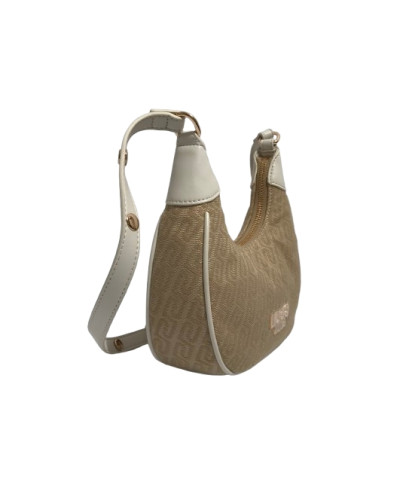 Borsa donna Liu-jo Evrim hobo S jacquard naturale BS26LJ12 AA6072 T378A