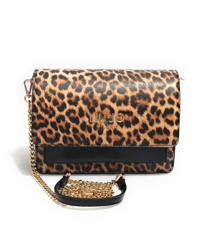 Borsa donna Liu-jo Caliwen crossbody M Macula natura BS26LJ14 AA6152 E1119