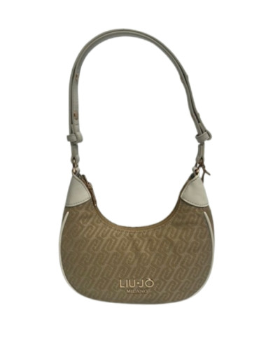 Borsa donna Liu-jo Evrim hobo S jacquard naturale BS26LJ12 AA6072 T378A