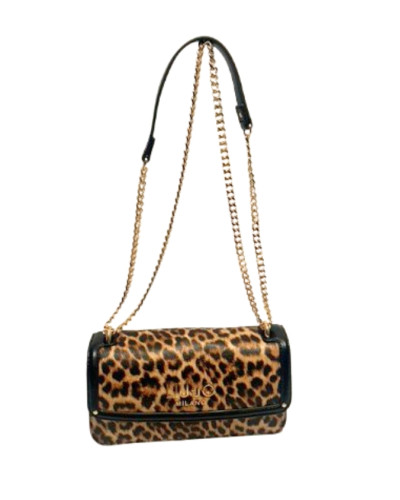 Borsa donna Liu-jo Evrim crossbody S East / West animalier maculata BS26LJ18 AA6073 E119
