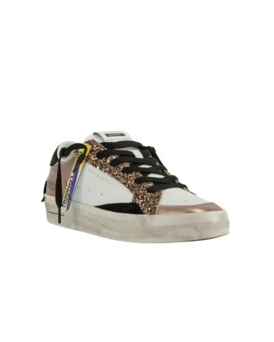 Sneaker donna Crime London SK8 Deluxe bianco/bronzo/glitter D26CR09 25110AA8.60
