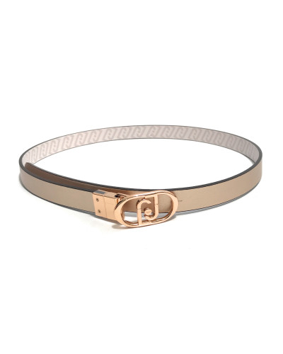 Cintura donna Liu-Jo reversibile hips belt naturale light CS26LJ02 AA6239 ES035