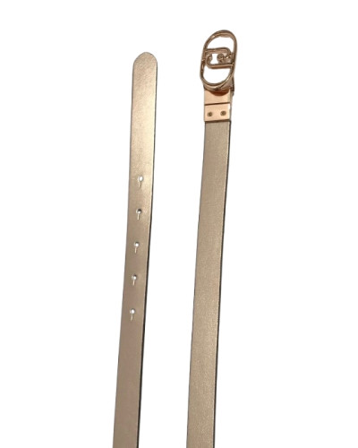 Cintura donna Liu-Jo reversibile hips belt naturale light CS26LJ02 AA6239 ES035