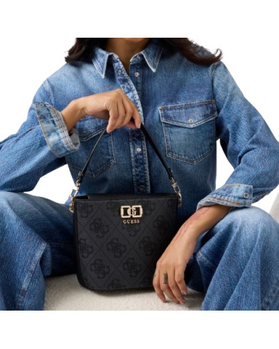 Borsa Guess donna a mano/tracolla Karnilla logo coal logo BS26GU57 OS990101