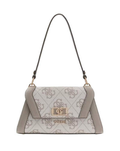 Borsa a mano/spalla/tracolla Karnilla dark taupe logo BS26GU60 OS990119