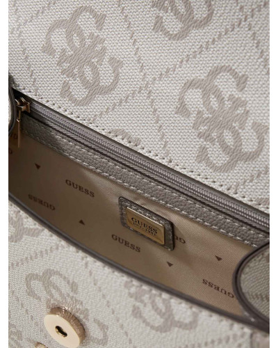 Borsa a mano/spalla/tracolla Karnilla dark taupe logo BS26GU60 OS990119