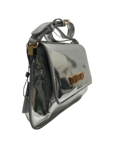 Borsa donna Love Moschino a mano/spalla Mirror argento BS26MO04 JC4058PP1OLP0902