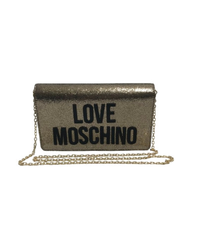Borsa donna Love Moschino a spalla/tracolla in ecopelle oro BS26MO06 JC4104PP1OLK0901