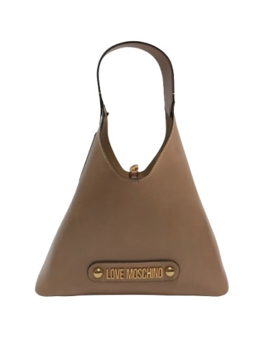 Borsa donna Love Moschino shopper a spalla in ecopelle nude BS26MO07 JC4131PP1OLH0107