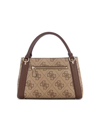 Borsa Guess a mano/ tracolla Karnilla logo girlfriend satchel latte logo/ brown BS26GU61 OS990106