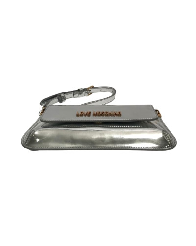 Borsa donna Love Moschino a mano/spalla Mirror argento BS26MO04 JC4058PP1OLP0902