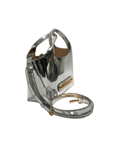 Borsa donna Love Moschino a mano/tracolla in ecopelle mirror argento BS26MO09 JC4133PP1OLP0902