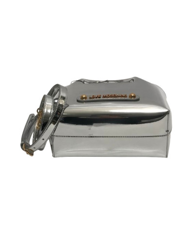 Borsa donna Love Moschino a mano/tracolla in ecopelle mirror argento BS26MO09 JC4133PP1OLP0902