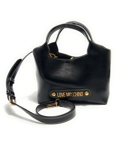 Borsa donna Love Moschino a mano/tracolla in ecopelle nero BS26MO18 JC4130PP1OLH0000