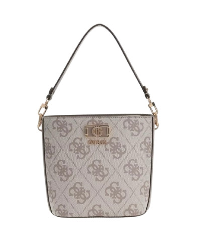 Borsa Guess donna a mano/tracolla Karnilla logo dark taupe logo BS26GU74 OS990101