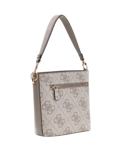 Borsa Guess donna a mano/tracolla Karnilla logo dark taupe logo BS26GU74 OS990101