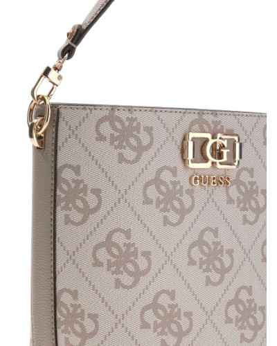 Borsa Guess donna a mano/tracolla Karnilla logo dark taupe logo BS26GU74 OS990101
