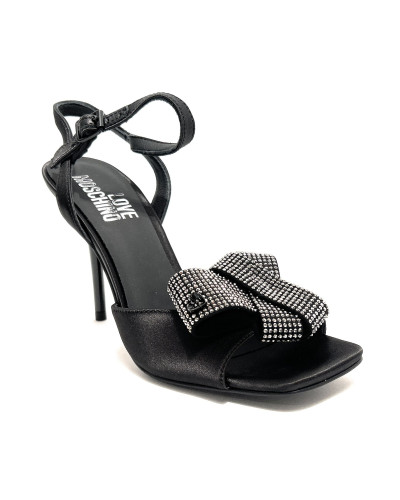 Sandalo Love Moschino TC 95 raso nero DS26MO07 JA16079G1OJO0000
