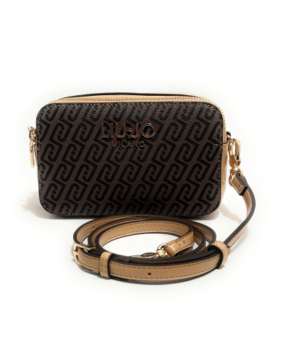 Borsa donna Liu-jo Ridhi Camera Case S testa di moro/ beige  BS26LJ28 AA6100 E1092