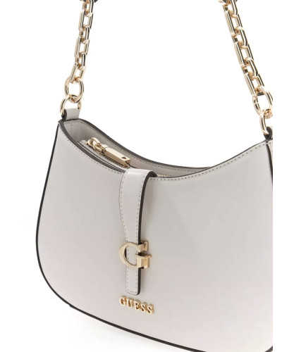Borsa donna Guess Carrie top zip shoulder bag stone BS26GU86 VG989618