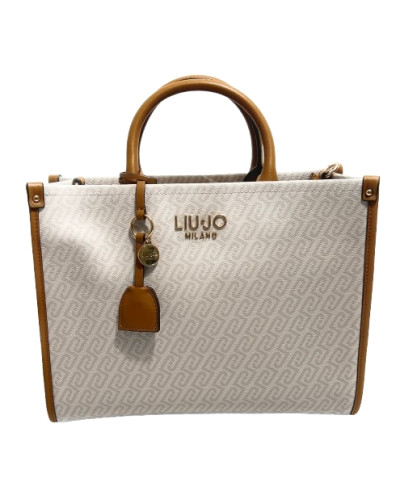Borsa donna Liu-jo M Tote Ridhi testa di naturale BS26LJ32 AA6206 E1092