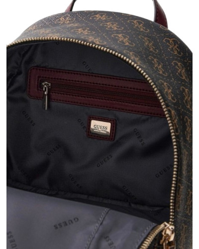 Borsa donna Guess zaino Follie travel brown logo BS26GU91 LQ9676032