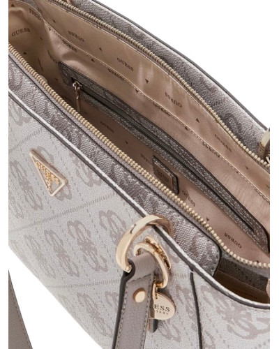 Borsa Guess Noelle II tote dark taupe logo BS26GU94 SO967225
